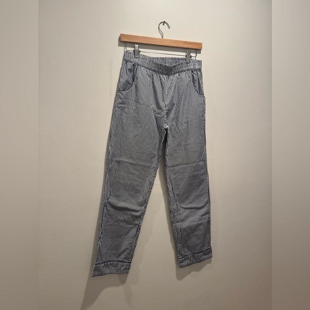 LAKE Striped Navy and White Women's Pajama Pants